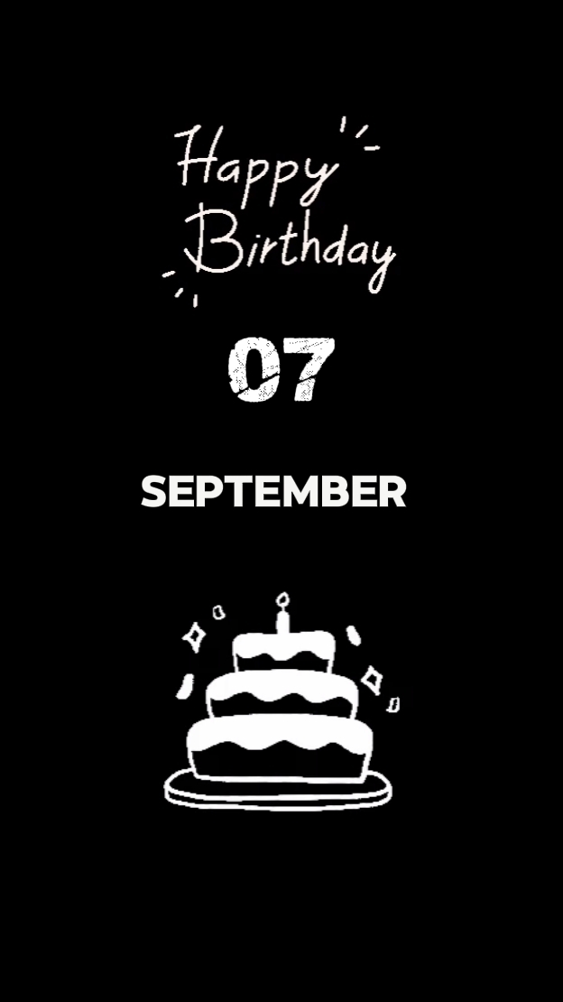 HBD 07 september