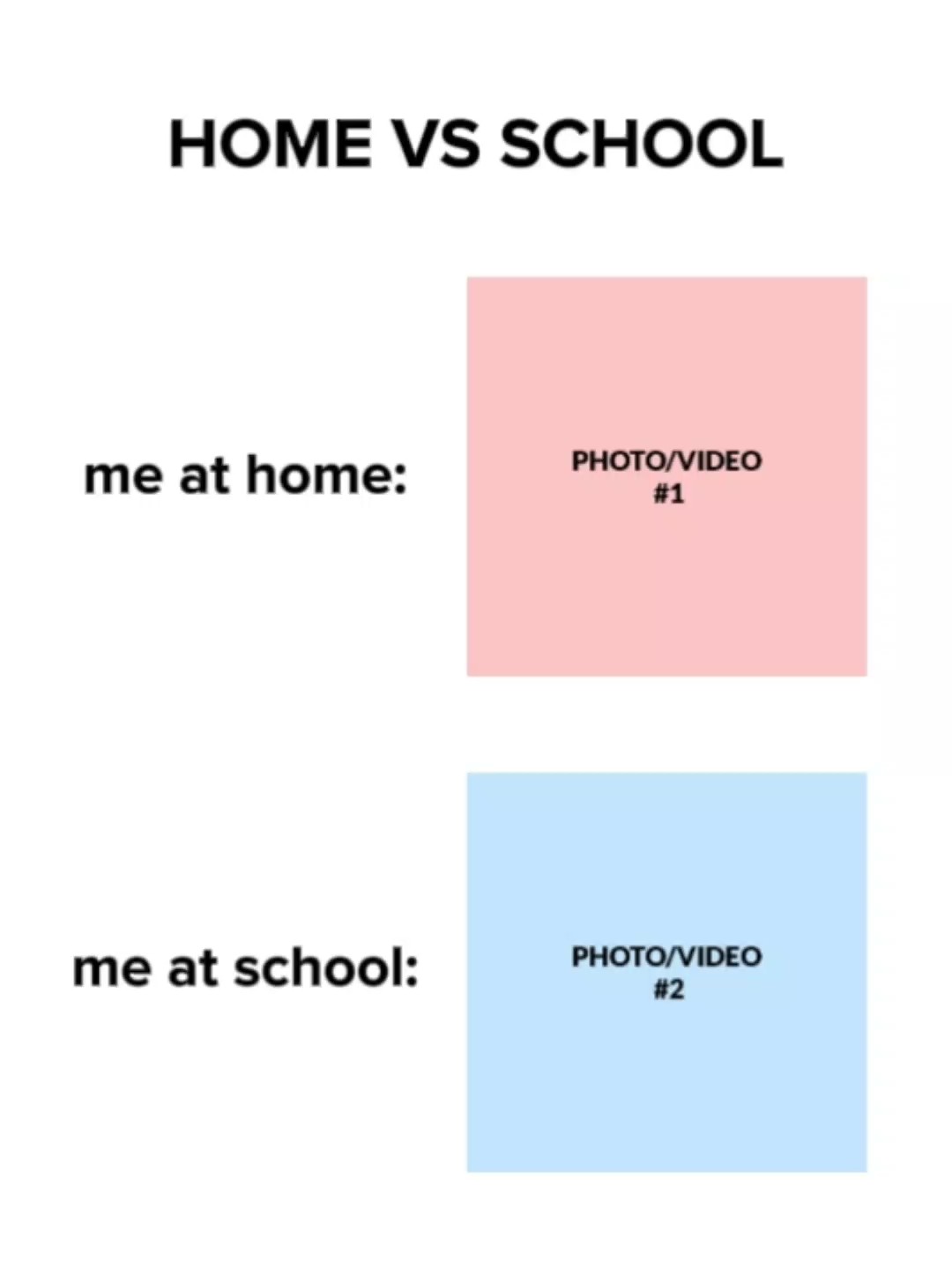 Home vs School 