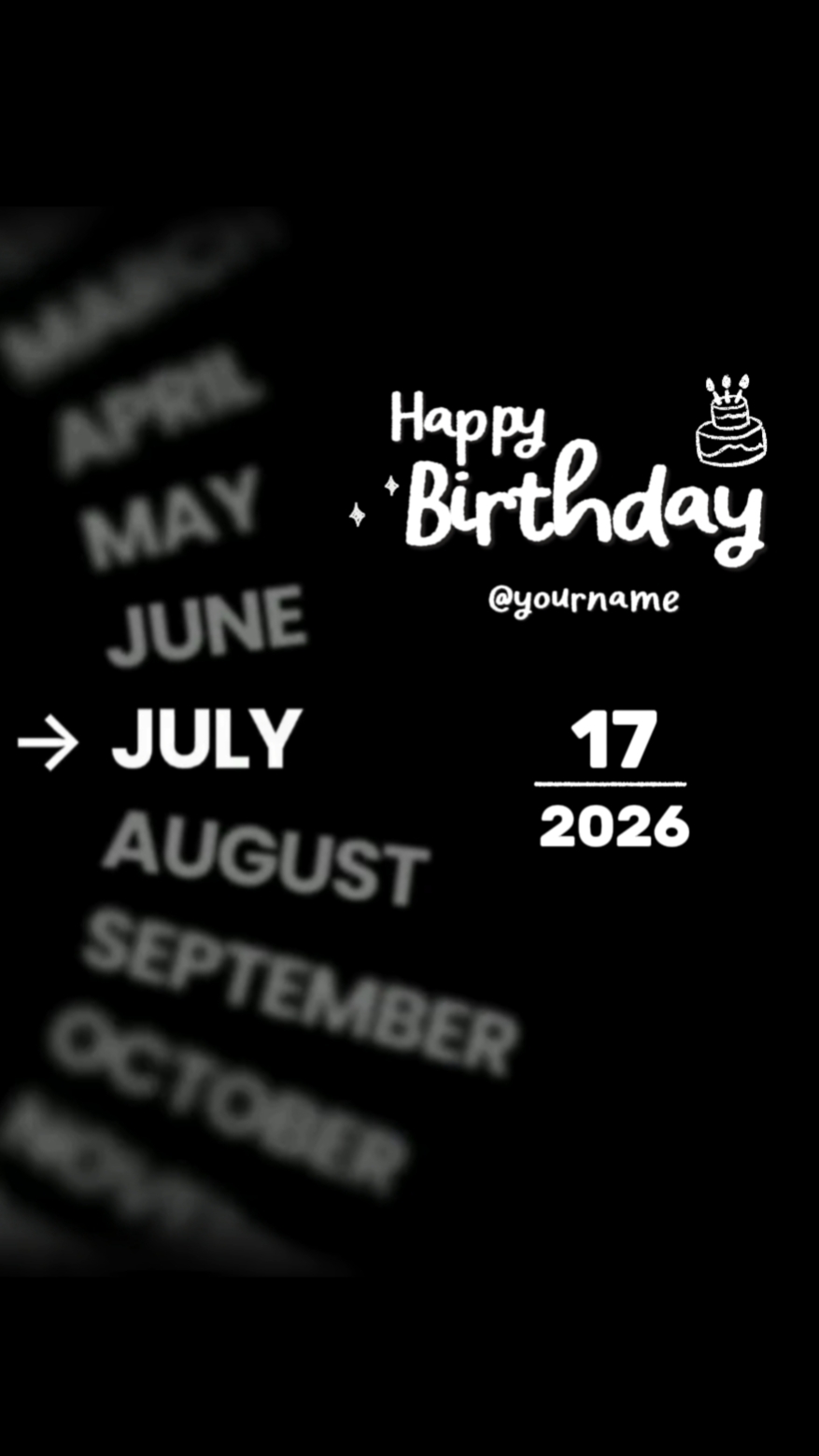 Selamat ulang tahun 