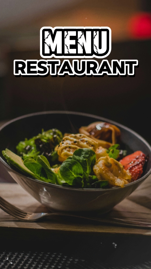 Menu restaurante