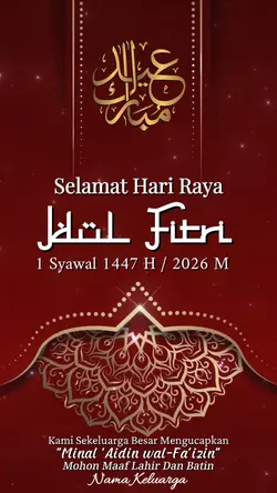 Ucapan Idul Fitri
