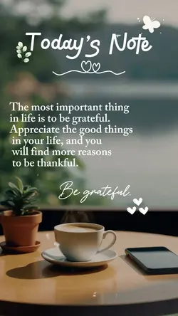Be grateful