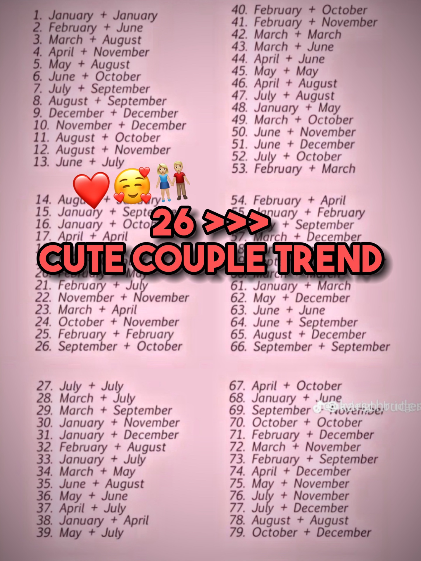 Cute couple trend❤️👫🏼