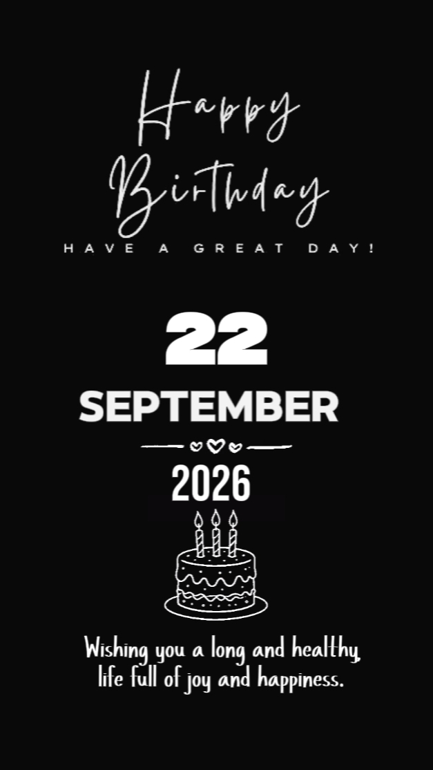 22 sptember birthday