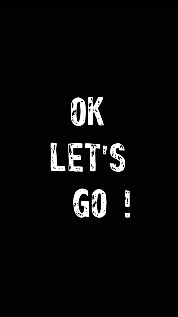 Ok Let's Go! 