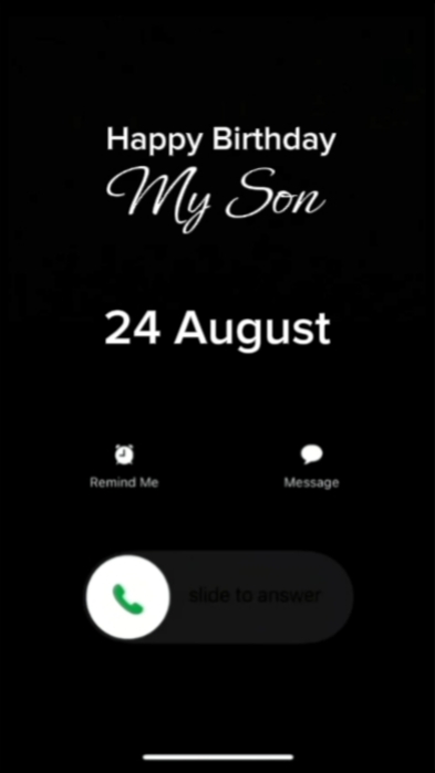 HBD Son 24 août