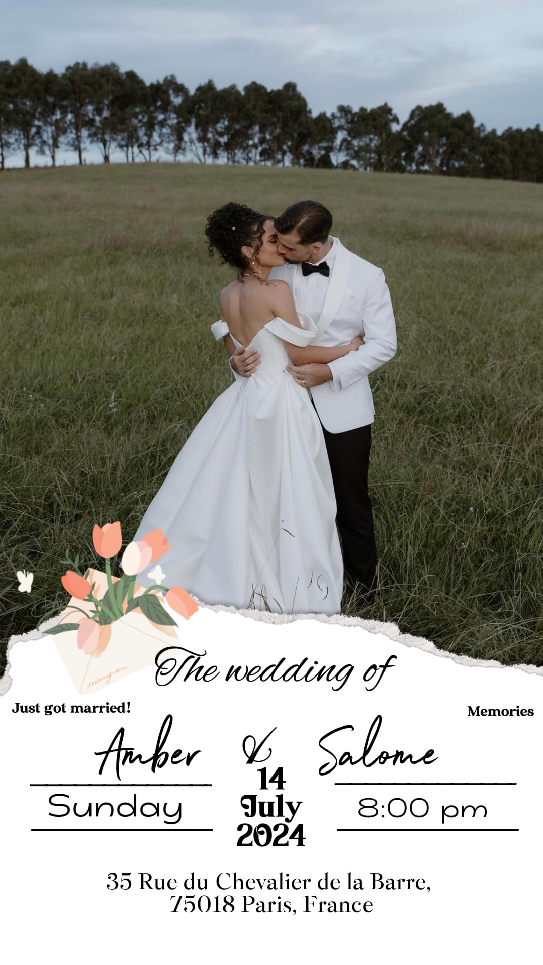 Invitación de boda