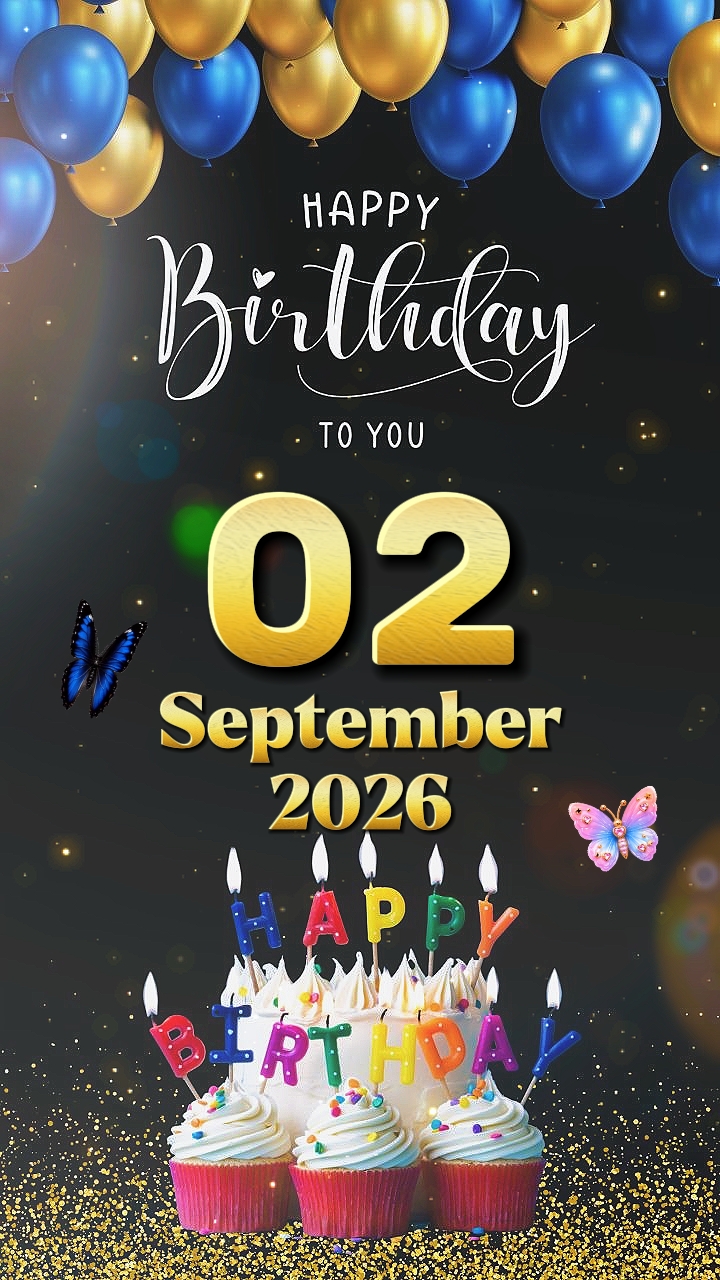 HBD 02 de septiembre de 2026
