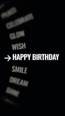 BIRTHDAY TEMPLATE