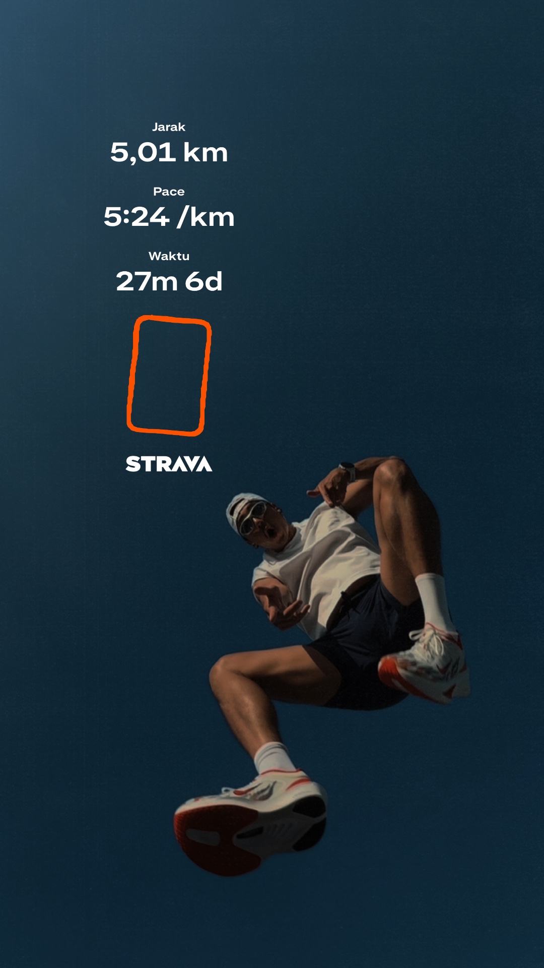 Tendência de corrida strava