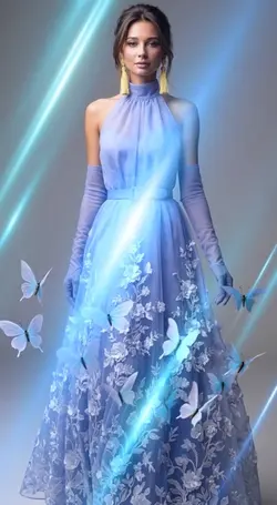 🦋 Blue Butterfly Dre
