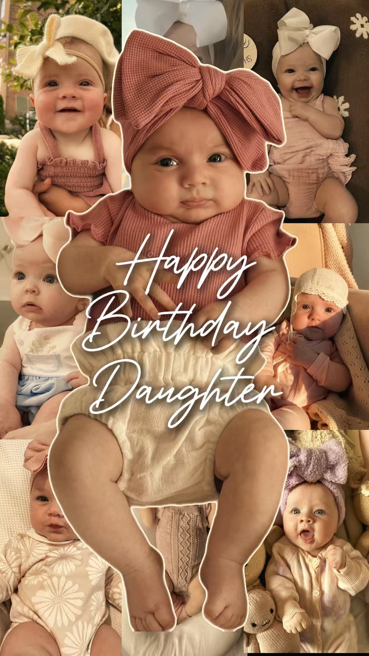 Feliz aniversário filha