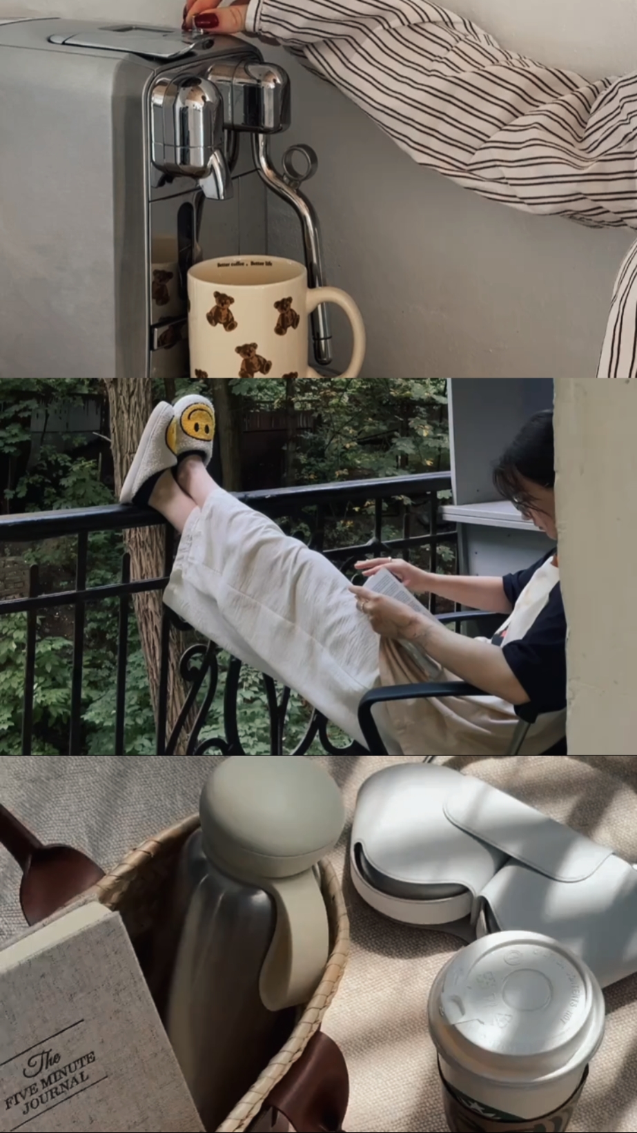 3개의 그리드 비디오