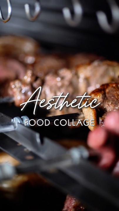 Food collage video