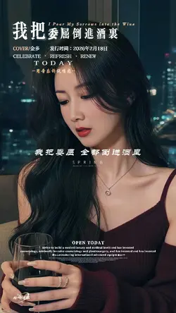 我把委屈倒进酒里
