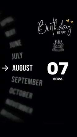 Hbd 07 August 2026 