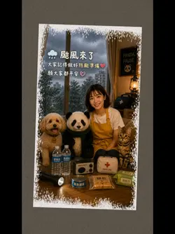 巴威颱風,注意安全。