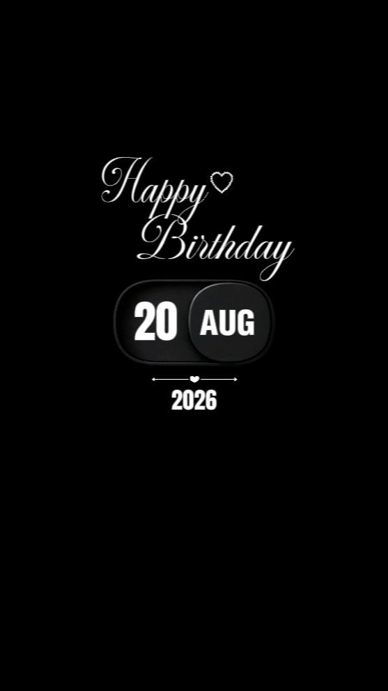 ANNIVERSAIRE 20 AOÛT 2026