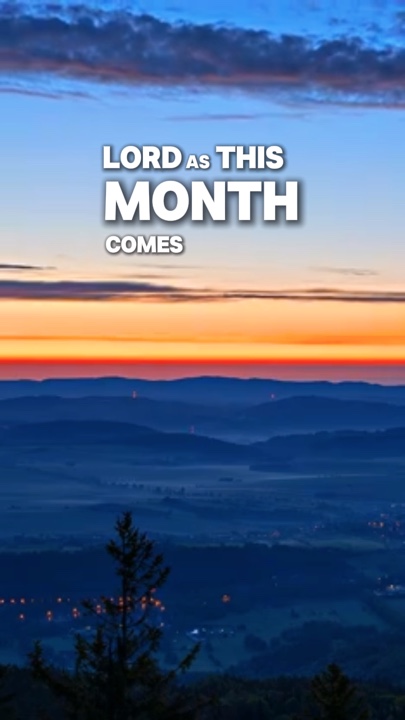 End month prayer 