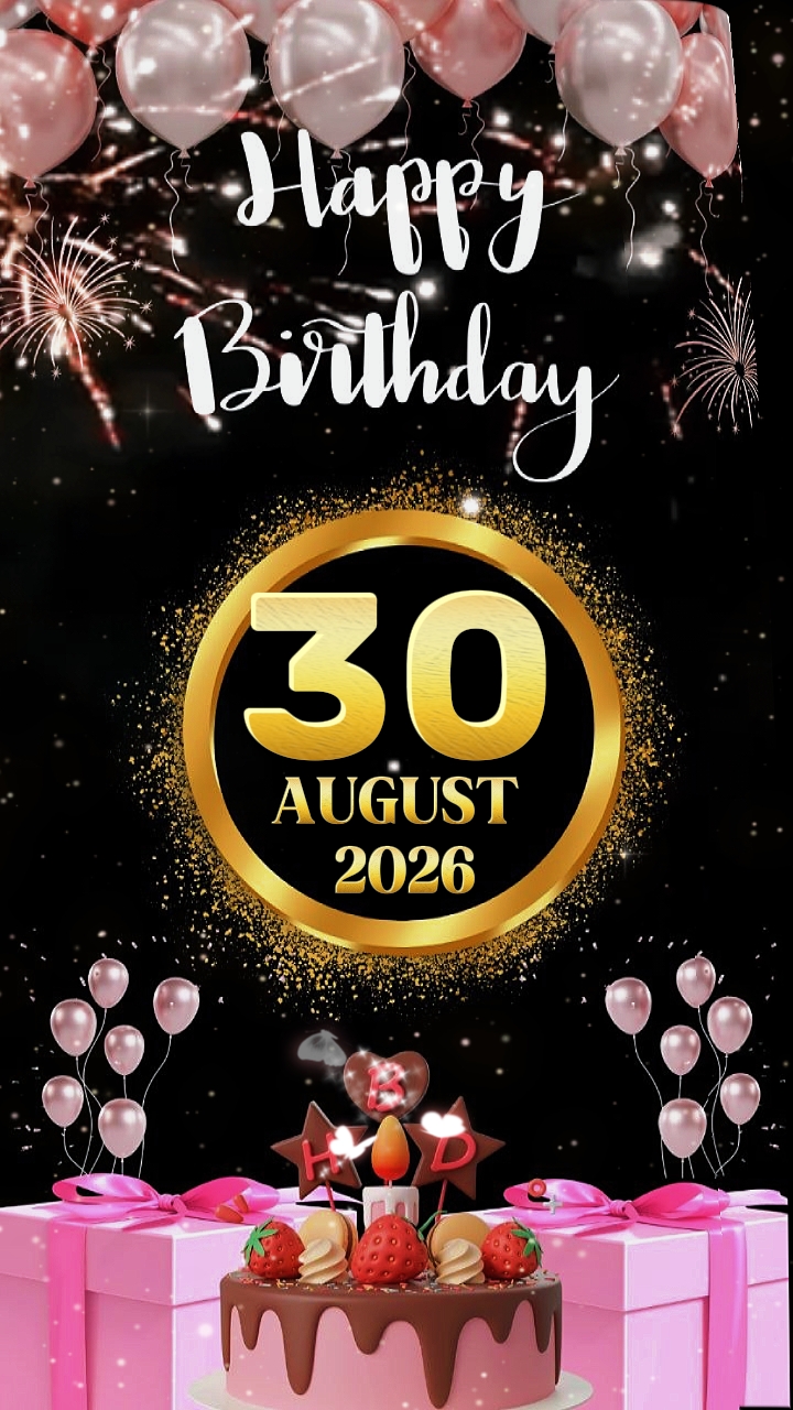 HBD 30 août 2026