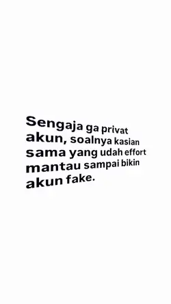 Sengaja ga privat