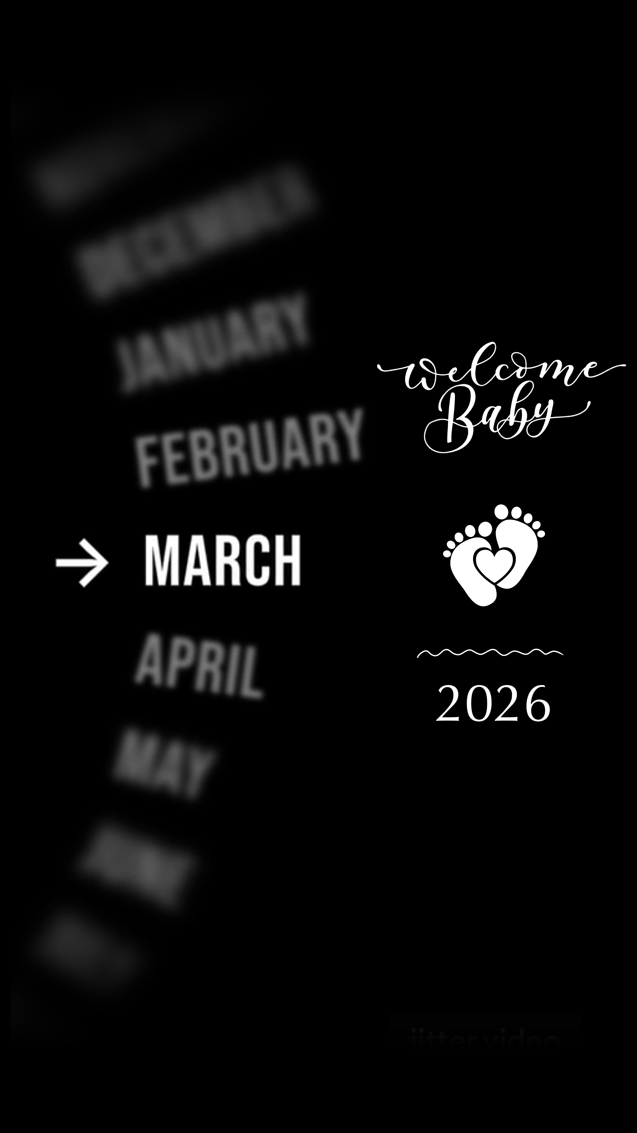 WELCOME BABY MARCH