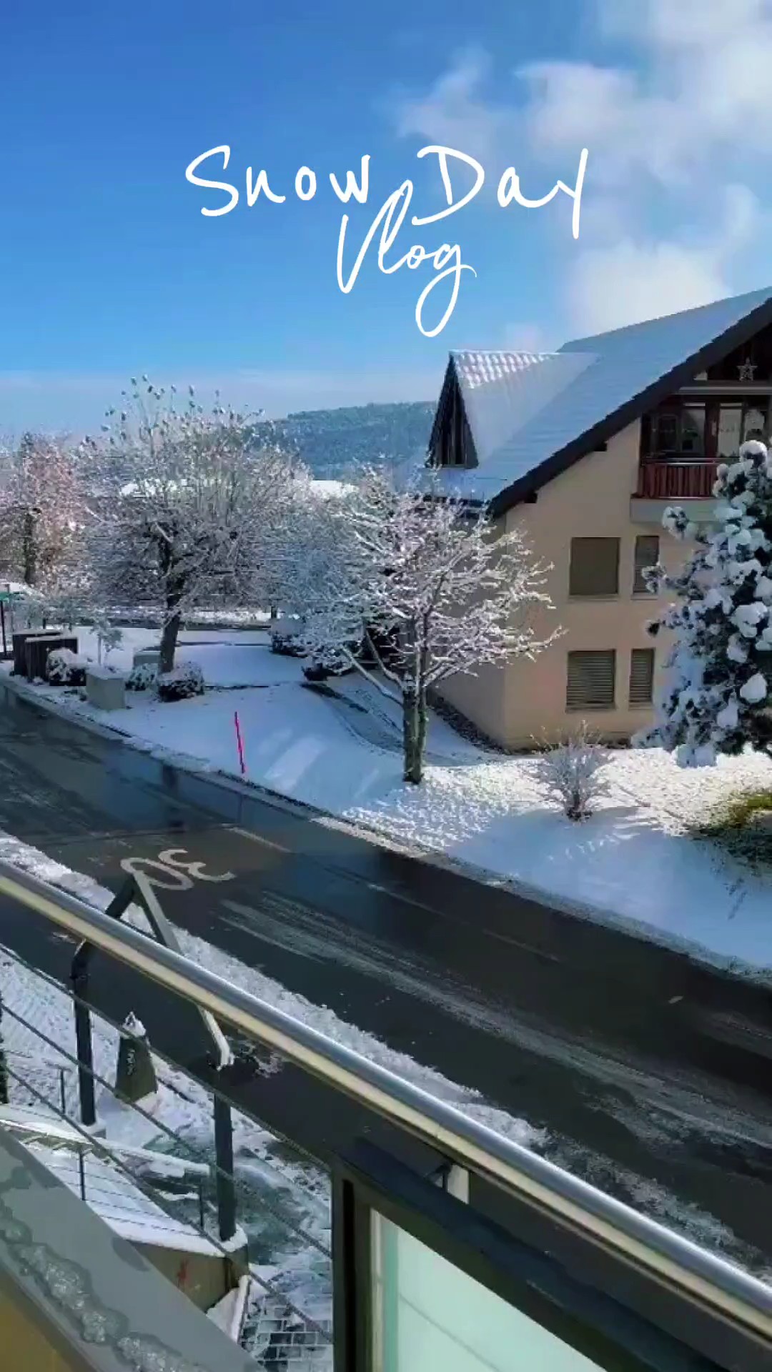 Vlog du jour de la neige