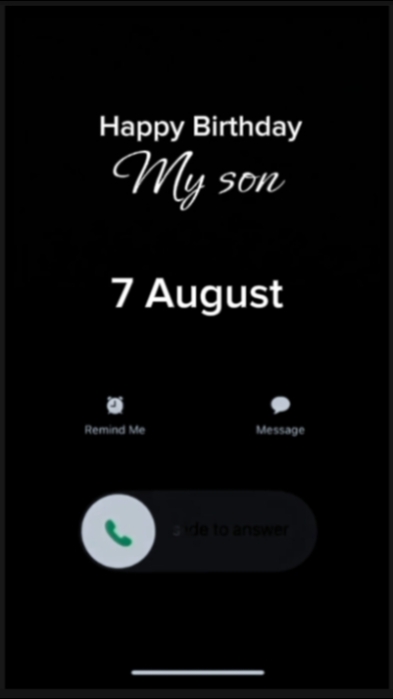 HBD Son 7 August