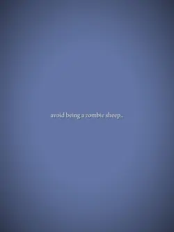 avoid being a zombie