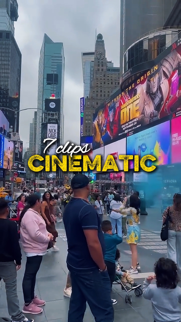 7 clips cinematic 