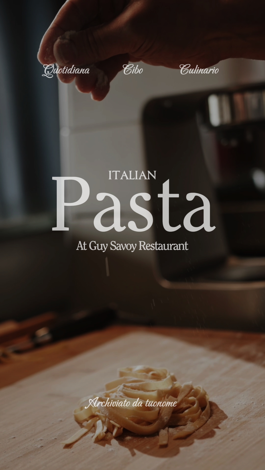 Making Italian Pasta
