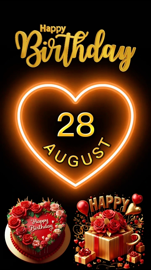 Cumpleaños 28 DE AGOSTO 