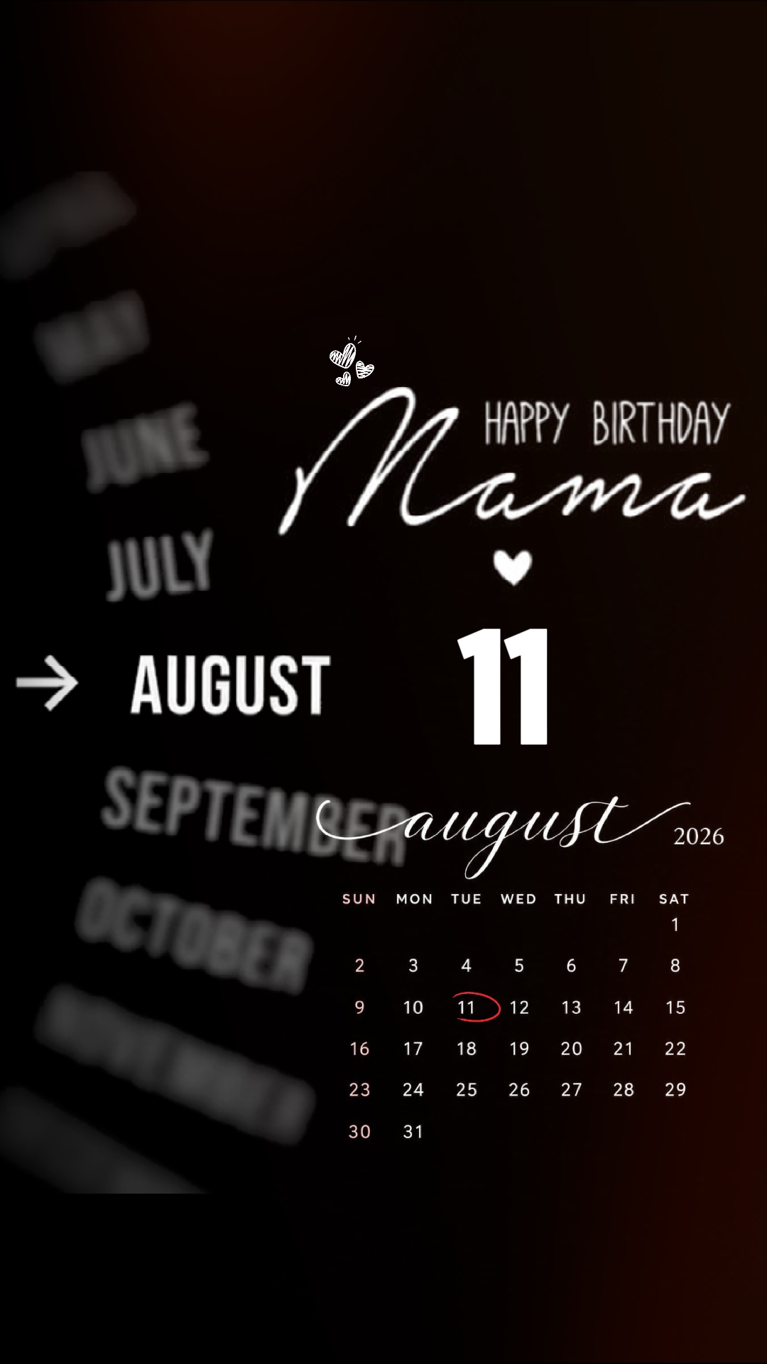 HBD IBU 11 AGUSTUS