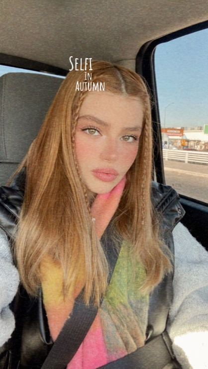 sonbaharda selfi