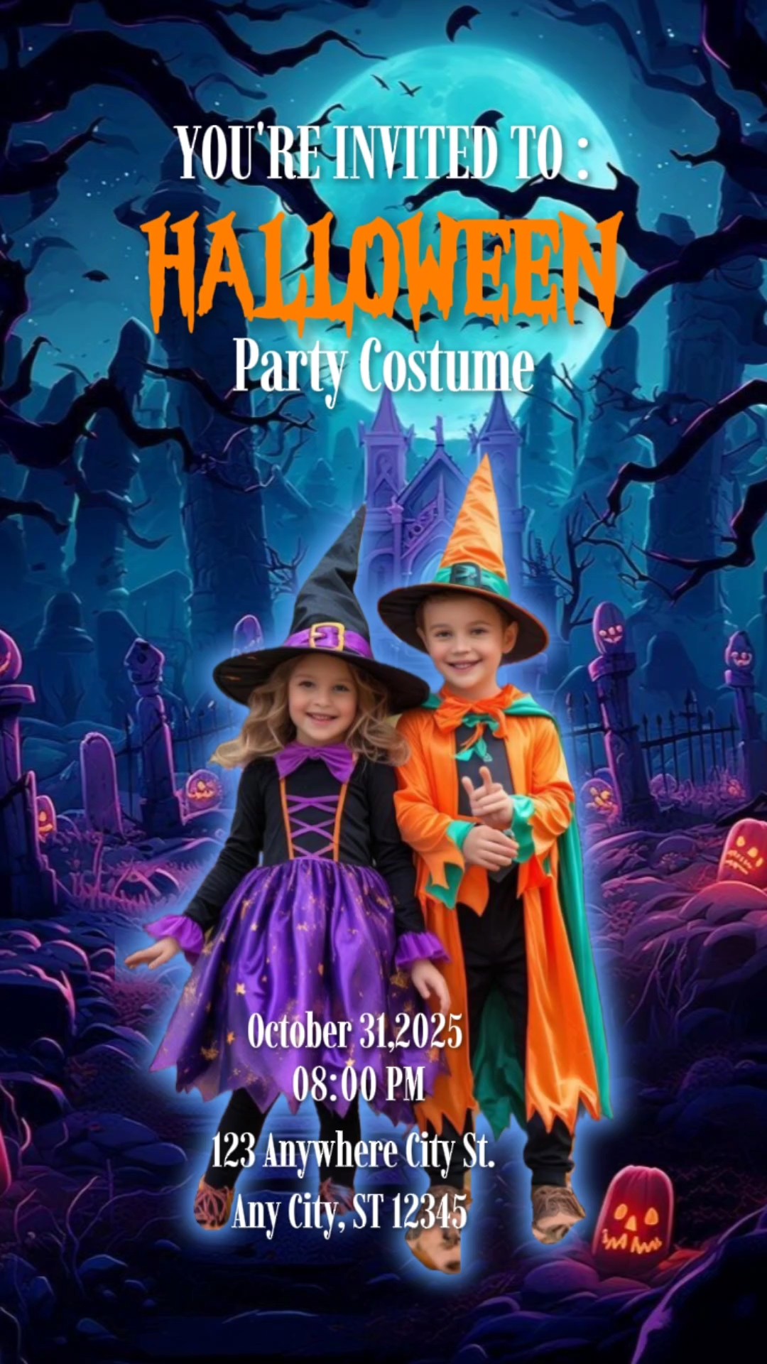 Invitación de Halloween
