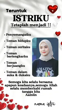untuk istriku sayang
