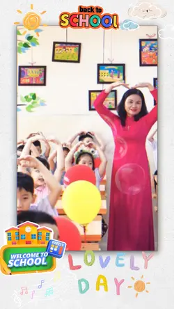 Em đến trường