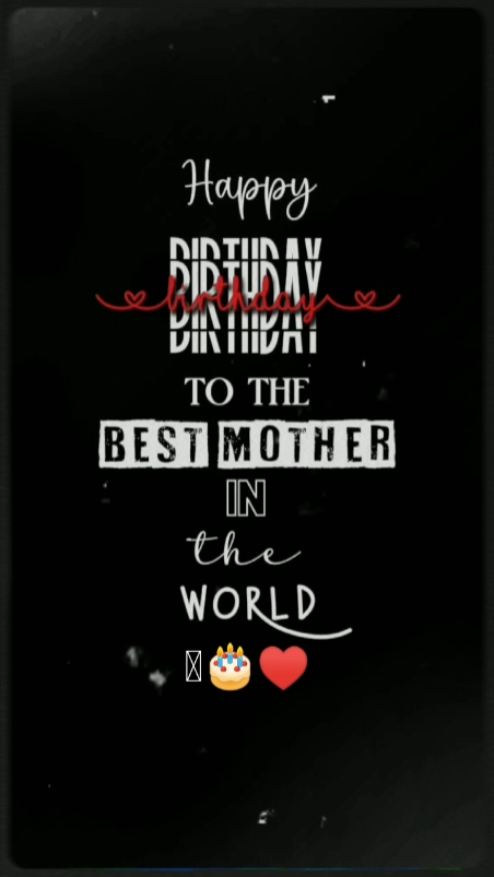 Happy birthday Mom