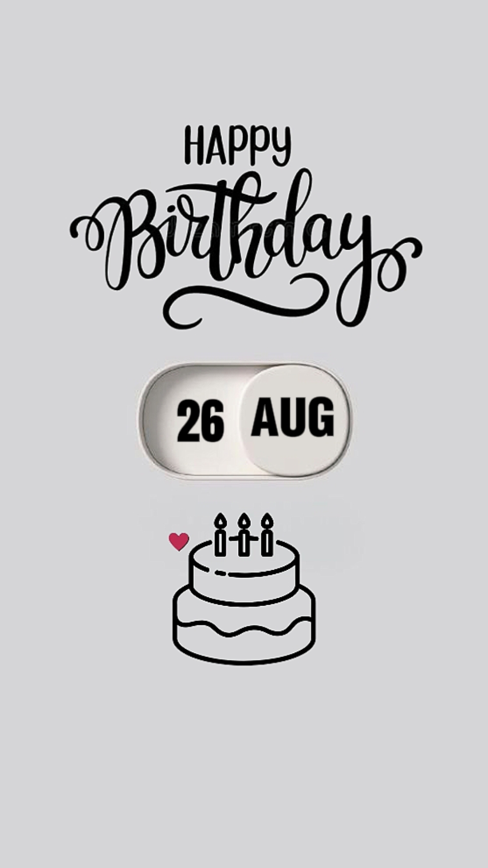 HBD 26 AUGUST 2026