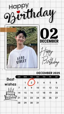 HBD 2 DECEMBER 2025