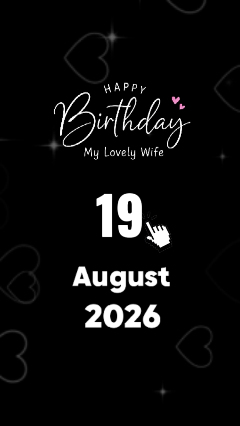 HBD WIFE 19 AUGUST