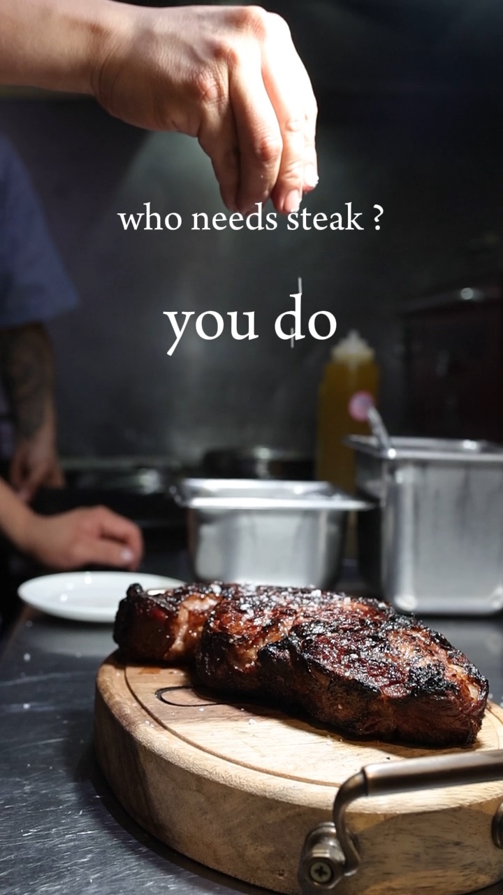 who needs steak ?