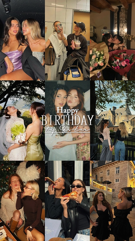 Feliz cumpleaños hermana 