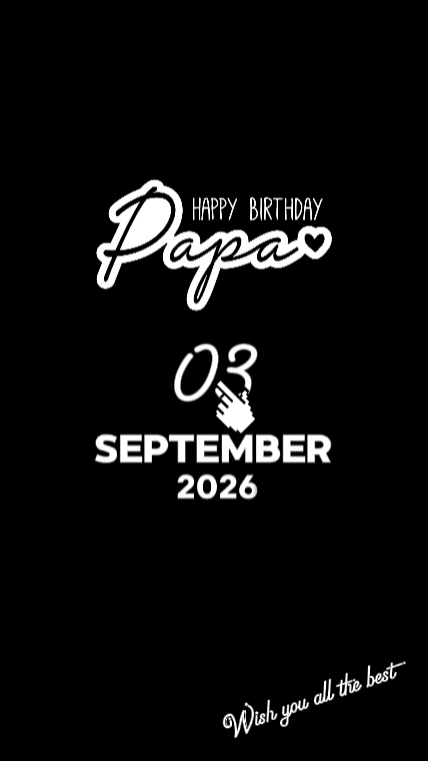 BDAY PAPA 3 SEPT