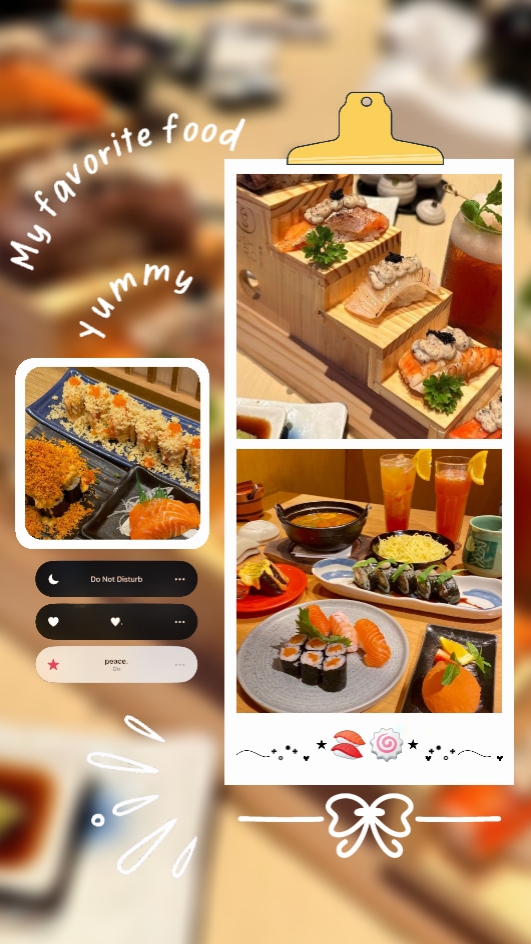 sushi aesthetic 