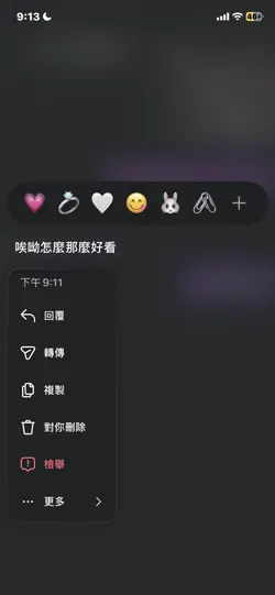 聊天紀錄一張