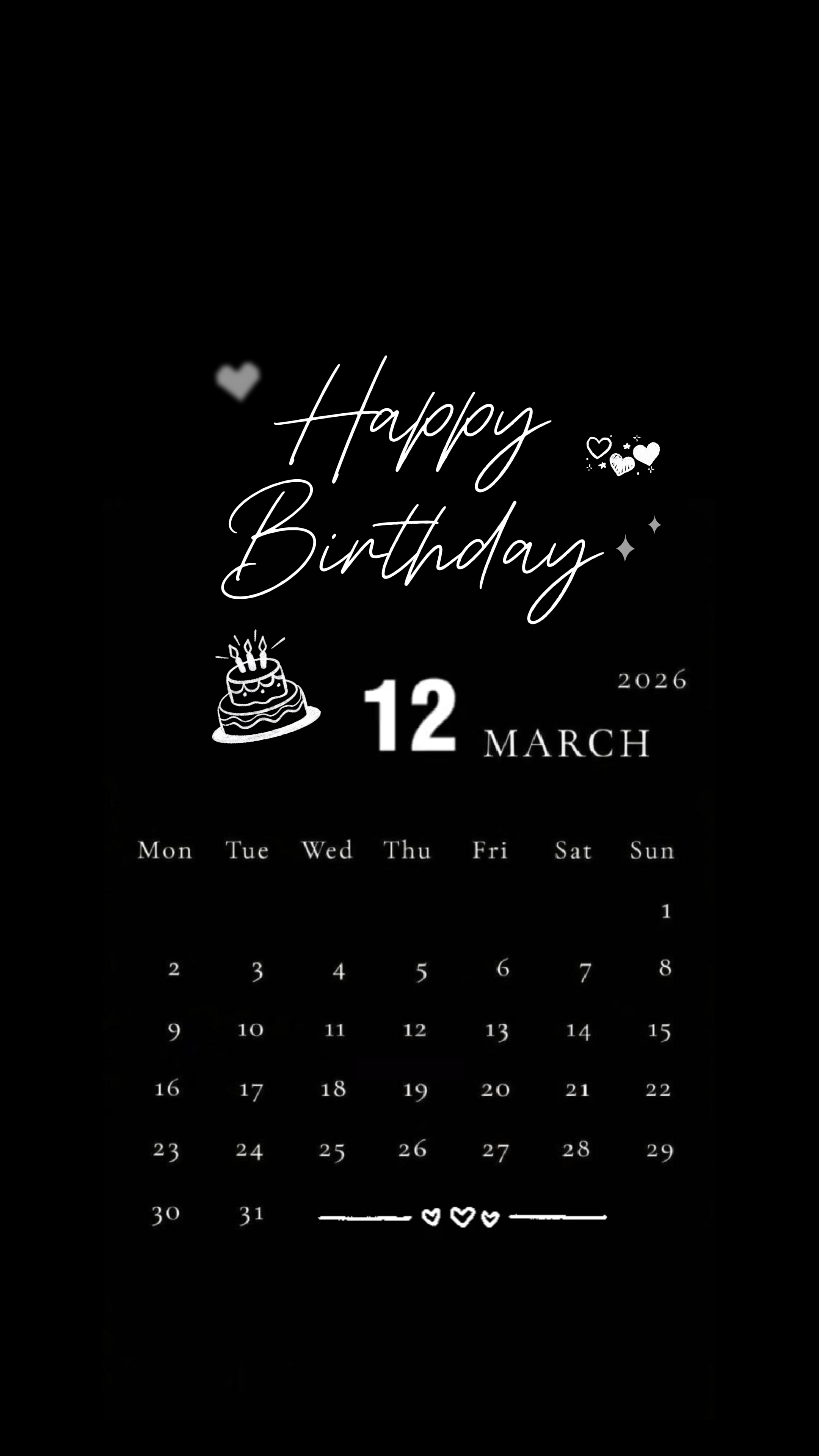 HBD 12 MARCH