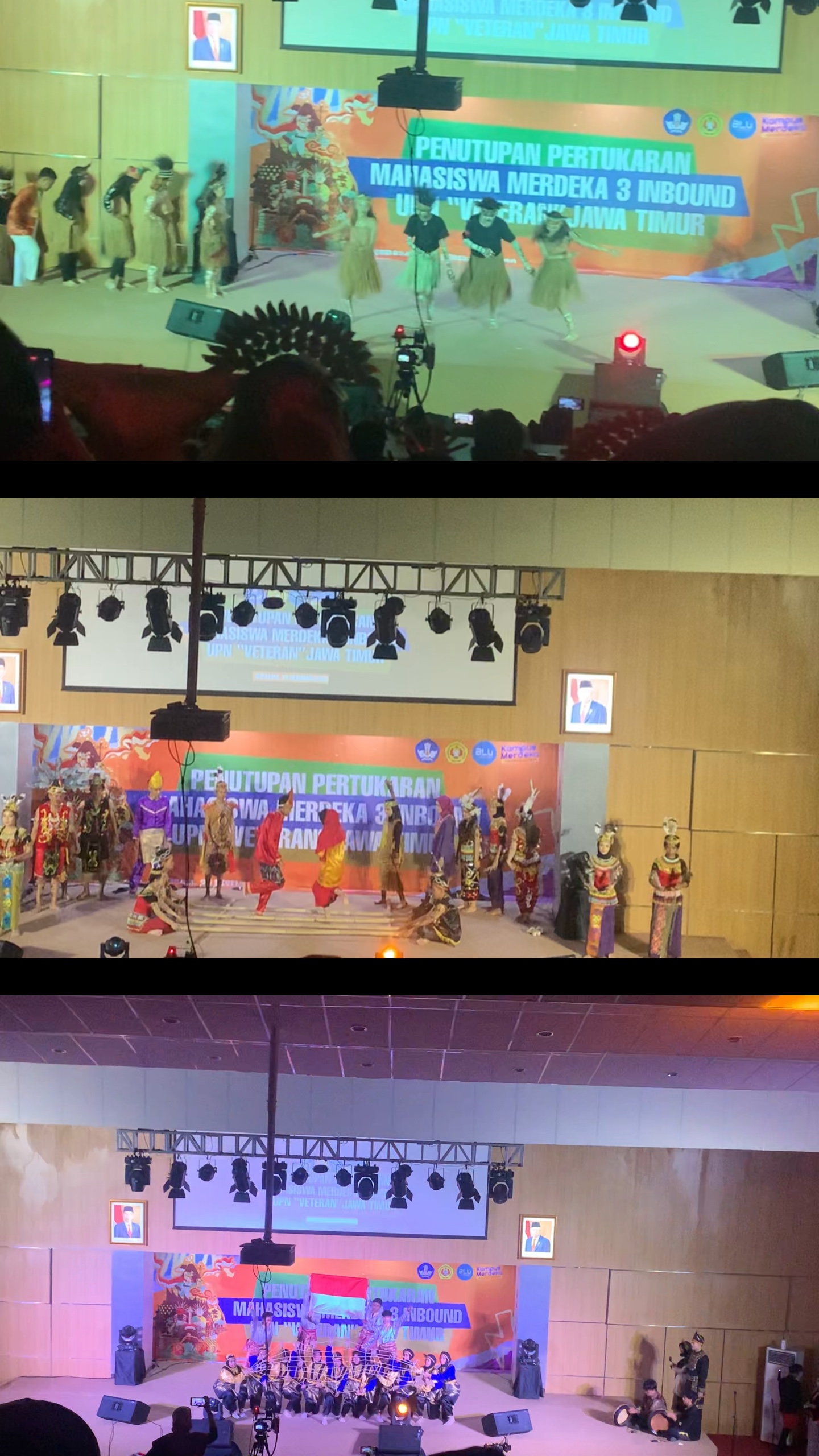 3 videos 1 fotograma