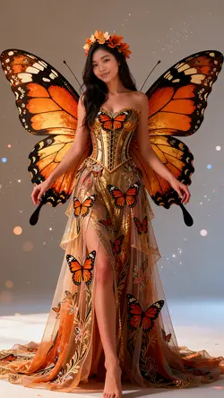 photoshoot butterfly