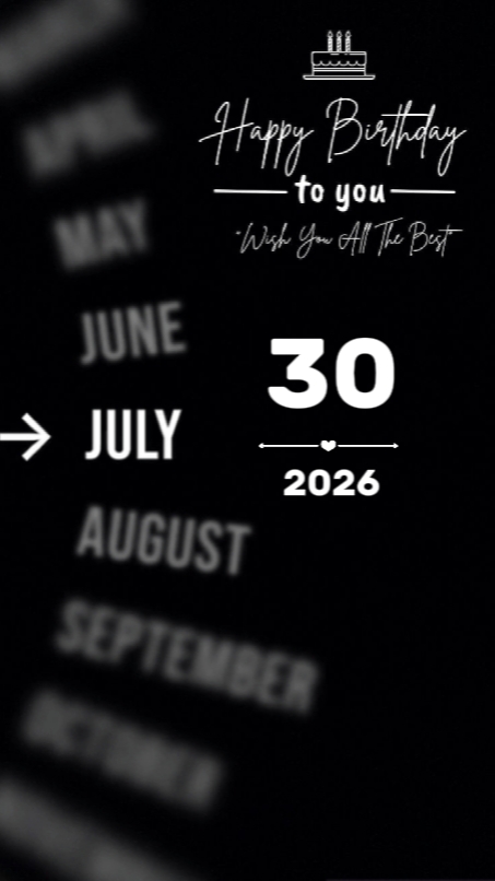 july birthday 30